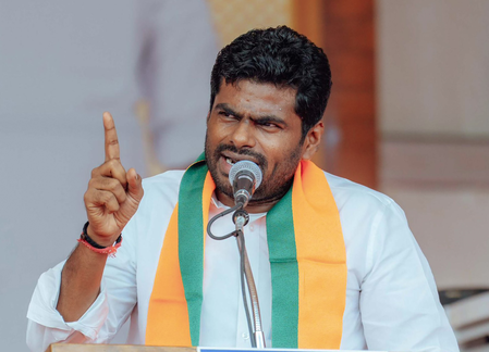 Annamalai slams Kerala CM Vijayan at Sabarimala Protection Sangamam Annamalai slams Kerala CM Vijayan at Sabarimala Protection Sangamam