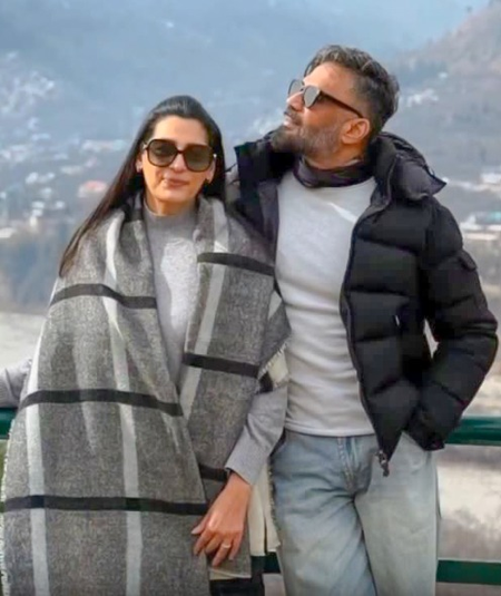 Suniel Shetty wishes wife Mana on her 60th birthday with a beautiful video