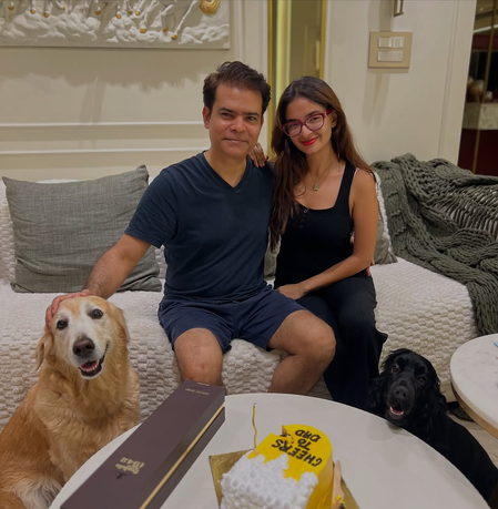 Anushka Sen wishes her “Superhero” father on his birthday with a beautiful post