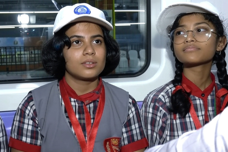 PM Modi travels in Kolkata Metro, engages in candid conversation with students