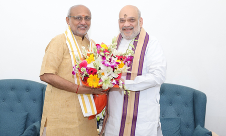 सीपी राधाकृष्णन से मुलाकात पर बोले अमित शाह, उनके अनुभव से देश को होगा लाभ सीपी राधाकृष्णन से मुलाकात पर बोले अमित शाह, उनके अनुभव से देश को होगा लाभ