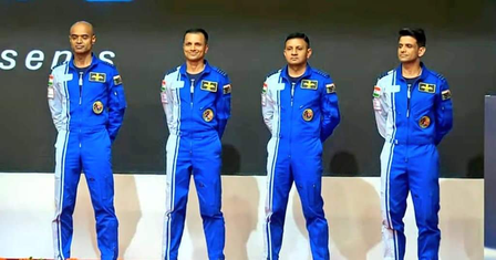 Gaganyatris to be felicitated today at Air Force Auditorium in Delhi