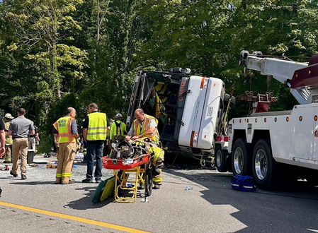 Two people of Indian descent killed in tour bus crash after visit to Niagra Falls Two people of Indian descent killed in tour bus crash after visit to Niagra Falls