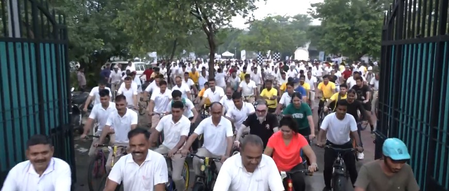 Police personnel across country join 'Fit India – Sundays on Cycle' to promote healthy living