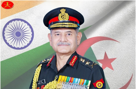 जनरल उपेंद्र द्विवेदी की अल्जीरिया यात्रा, वैश्विक सुरक्षा चुनौतियों पर होगा विचार-विमर्श जनरल उपेंद्र द्विवेदी की अल्जीरिया यात्रा, वैश्विक सुरक्षा चुनौतियों पर होगा विचार-विमर्श