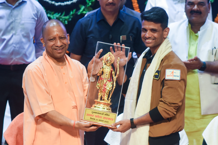 CM Yogi greets Shubanshu Shukla, astronaut shares ‘unforgettable experiences’ from space