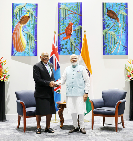 Fijian Prime Minister Rabuka to meet PM Modi today during first official visit to India