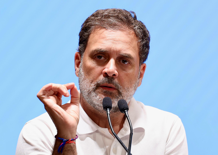 Hallmark of cowardly govt: Rahul Gandhi slams centre over lathi charge on protesting SSC aspirants