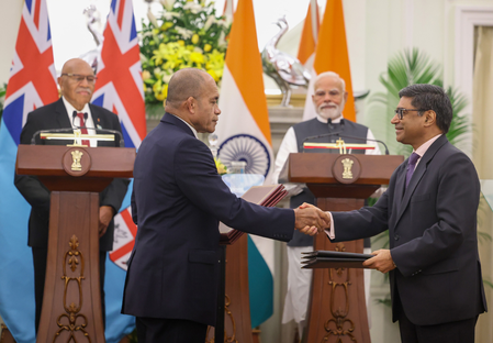 Deepening development partnership, India and Fiji solidify ties in key sectors