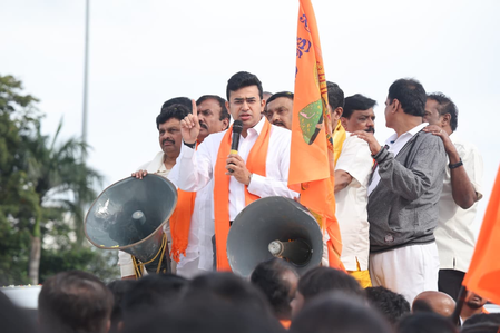 K'taka govt's agenda is eradication of Sanatana Dharma, says Surya on Dharmasthala case