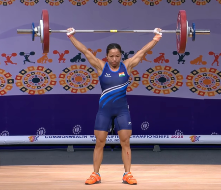 Mirabai Chanu wins gold at Commonwealth Weightlifting C'ships Mirabai Chanu wins gold at Commonwealth Weightlifting C'ships