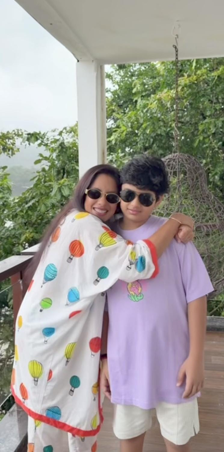 Rupali Ganguly reveals on her son’s birthday how she blackmails him into making reels Rupali Ganguly reveals on her son’s birthday how she blackmails him into making reels