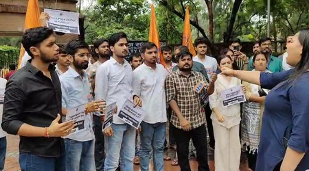 DU’s Rs 1 lakh bond requirement for DUSU polls sparks protests from student organisations