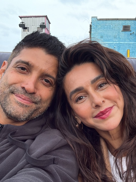 Farhan Akhtar calls wife Shibani, his 'needle pointing north' expressing his love on her birthday Farhan Akhtar calls wife Shibani, his 'needle pointing north' expressing his love on her birthday