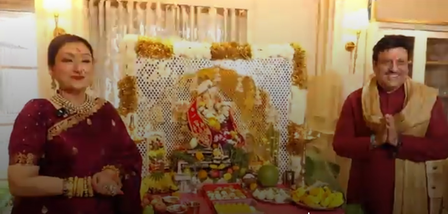 Govinda, wife Sunita Ahuja make happy public appearance on Ganesh Chaturthi amidst divorce news Govinda, wife Sunita Ahuja make happy public appearance on Ganesh Chaturthi amidst divorce news