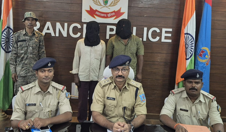रांची में महिला की हत्या कर शव पर चढ़ाई गाड़ी, दो आरोपी गिरफ्तार
