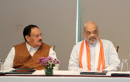 ‘Congress politics has hit a low level’: HM Amit Shah, JP Nadda on ‘abuse’ of PM’s mother