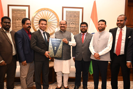 Sri Lanka-India Parliamentary Friendship delegation meets LS Speaker, discusses enhancing parliamentary ties