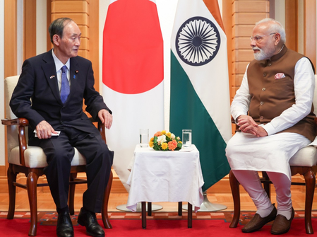 PM Modi, former Japanese counterpart Suga discuss expanding bilateral ties PM Modi, former Japanese counterpart Suga discuss expanding bilateral ties