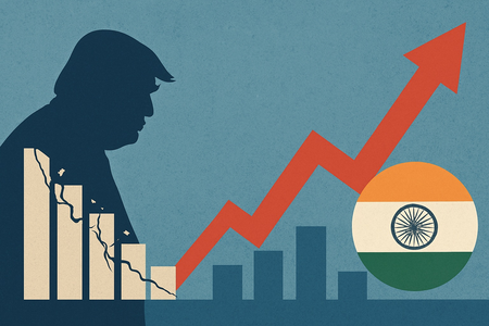 Trump’s ‘dead economy’ jibe falls flat as India’s GDP growth surges to 7.8 pc Trump’s ‘dead economy’ jibe falls flat as India’s GDP growth surges to 7.8 pc