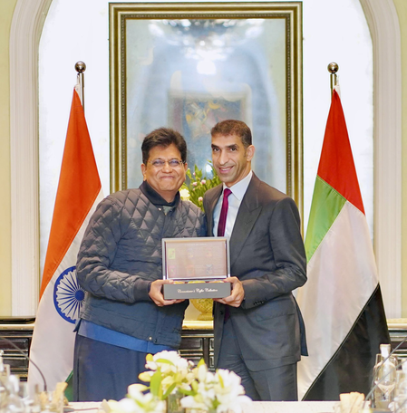 Piyush Goyal meets UAE counterpart; discusses bilateral trade, other key issues Piyush Goyal meets UAE counterpart; discusses bilateral trade, other key issues