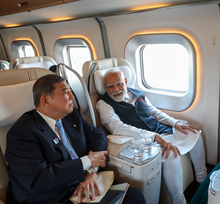 PM Modi reaches Sendai; travels with Japanese PM Ishiba on iconic Shinkansen PM Modi reaches Sendai; travels with Japanese PM Ishiba on iconic Shinkansen