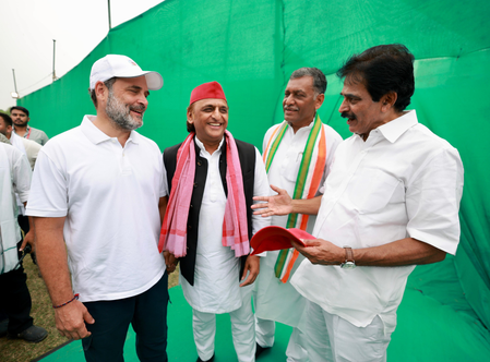 SP chief Akhilesh joins LoP Gandhi in Bihar's 'Voter Adhikar Yatra', Cong calls it ‘revolution’