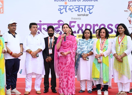 राजस्थान: जोधपुर की 'लंगड़ी एक्सप्रेस' में पहुंची उपमुख्यमंत्री दीया कुमारी, पारंपरिक खेलों को बताया प्रेरणास्पद