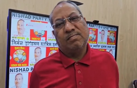 वोटर अधिकार यात्रा में शामिल हुए अखिलेश, संजय निषाद बोले, 'इन्हें समाज के पिछड़ों की फिक्र नहीं'