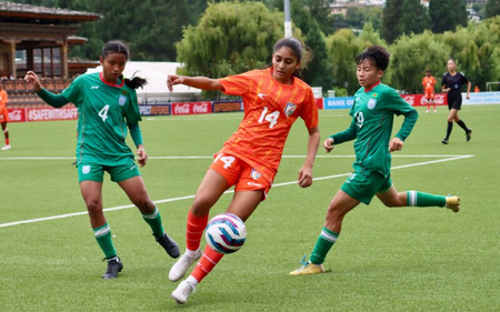 India crowned SAFF U17 Women’s champions despite defeat against Bangladesh