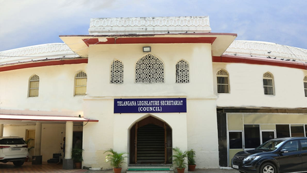 BRS protest in Telangana Council over CBI probe into Kaleshwaram