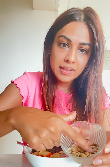 Nia Sharma shares her quick and easy healthy pudding recipe Nia Sharma shares her quick and easy healthy pudding recipe