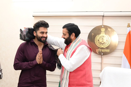 Jackky Bhagnani envisions Haryana as a hub of filmmaking after meeting CM Nayab Singh Saini Jackky Bhagnani envisions Haryana as a hub of filmmaking after meeting CM Nayab Singh Saini