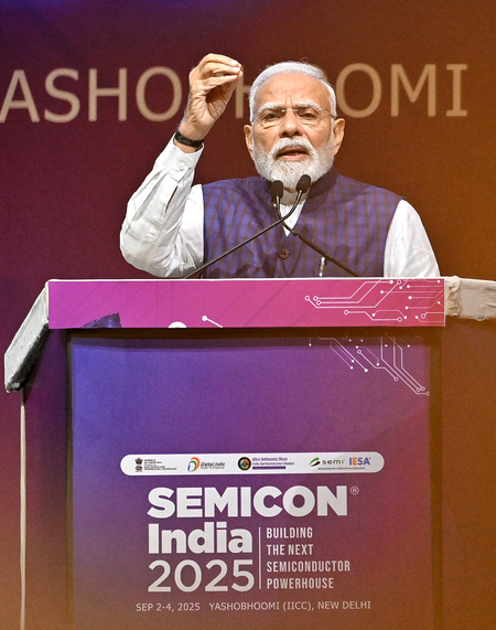 PM Modi to participate in CEO roundtable at 'Semicon India-2025' today PM Modi to participate in CEO roundtable at 'Semicon India-2025' today