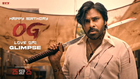 Makers of 'They Call Him OG' release exciting glimpse video of film on Pawan Kalyan's birthday Makers of 'They Call Him OG' release exciting glimpse video of film on Pawan Kalyan's birthday