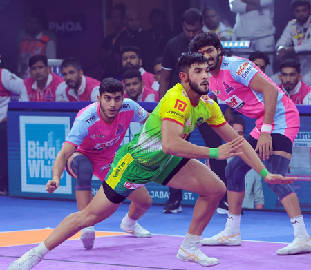 PKL 12: Dhankar’s super 10 guides Jaipur Pink Panthers to narrow victory over Patna Pirates PKL 12: Dhankar’s super 10 guides Jaipur Pink Panthers to narrow victory over Patna Pirates