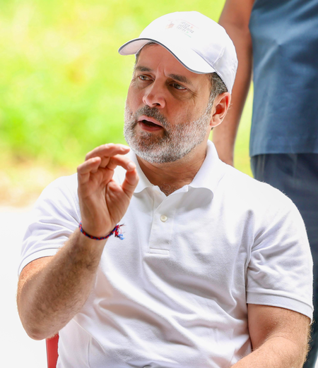 Rahul Gandhi urges PM Modi to announce relief package for flood-hit states