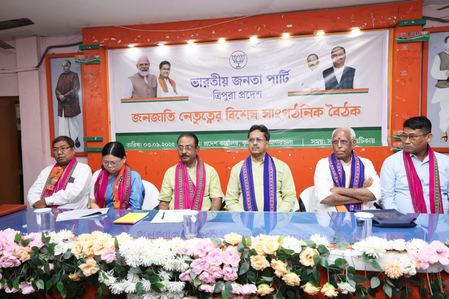 Development of tribal community key priority for BJP: Tripura CM Manik Saha