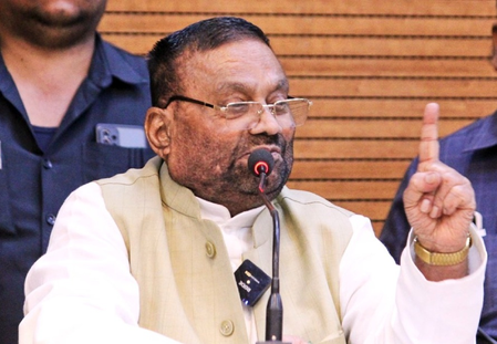 एनडीए विपक्ष को बदनाम करने की साजिश रच रहा है : स्वामी प्रसाद मौर्य