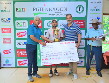 PGTI NEXGEN: Amrit Lal edges out Sanjeev, Lakshya in 3-way playoff to win first title PGTI NEXGEN: Amrit Lal edges out Sanjeev, Lakshya in 3-way playoff to win first title