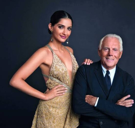 Sonam Kapoor offers her condolences as Italian fashion designer Giorgio Armani passes away Sonam Kapoor offers her condolences as Italian fashion designer Giorgio Armani passes away