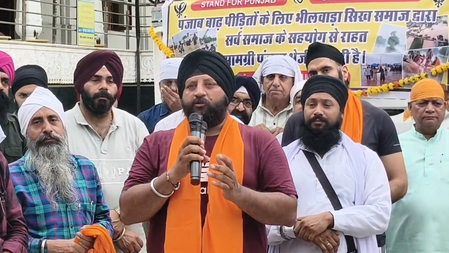 राजस्थान: पंजाब के बाढ़ पीड़ितों के लिए भीलवाड़ा शहर की पहल बनी मिसाल, 32 टन राहत सामग्री रवाना