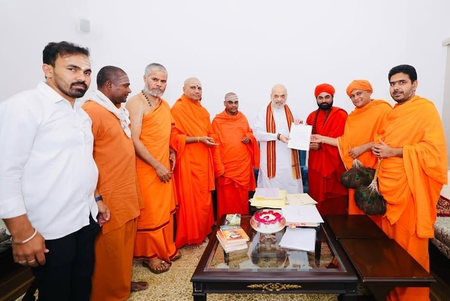 Dharmasthala case: HM Amit Shah assured of action on conspirators after Sep 8, says Jain monk Gunadhar Nandi Maharaj