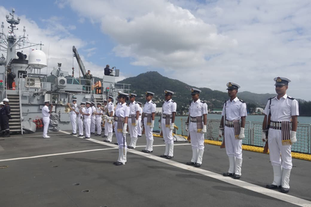 Indian Navy Training Squadron concludes training visit to Seychelles