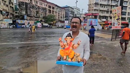 Ganesh Visarjan: Immersion processions begin in Maharashtra, devotees bid farewell to Bappa