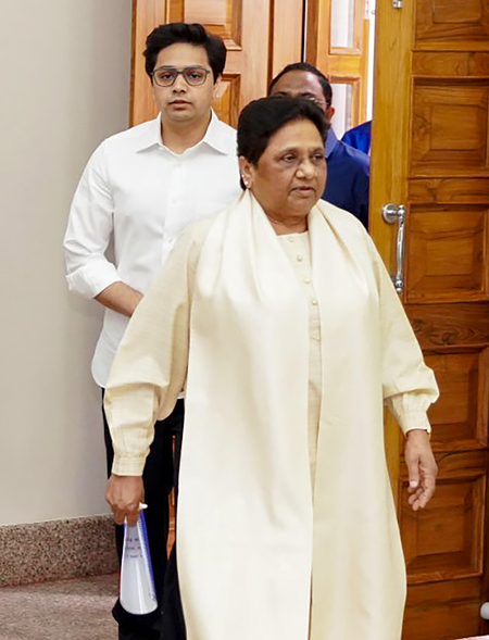 Mayawati revokes expulsion of Akash Anand’s father-in-law Ashok Siddharth, reinstates him in BSP Mayawati revokes expulsion of Akash Anand’s father-in-law Ashok Siddharth, reinstates him in BSP