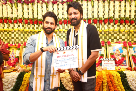 Allari Naresh's next film, a fantasy comedy, goes on floors with traditional pooja Allari Naresh's next film, a fantasy comedy, goes on floors with traditional pooja