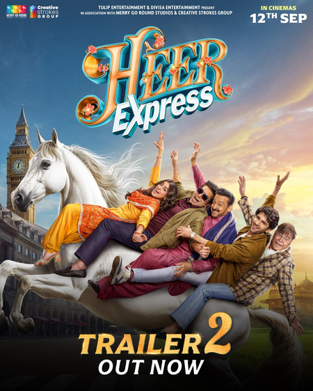 'Heer Express' trailer 2 promises double emotions, double drama, & endless humour 'Heer Express' trailer 2 promises double emotions, double drama, & endless humour