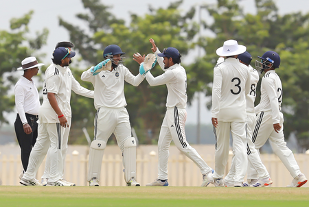 Duleep Trophy: Central Zone enters final after taking first innings lead against West Zone Duleep Trophy: Central Zone enters final after taking first innings lead against West Zone