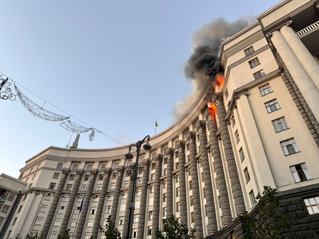 Three people killed, Cabinet of Ministers building damaged in Russian strike: Zelensky Three people killed, Cabinet of Ministers building damaged in Russian strike: Zelensky